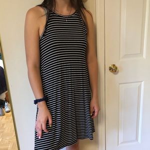 Old Navy striped halter dress